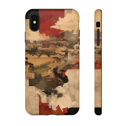 Vintage Abstract iPhone Case - Rustic Art Protective Cover