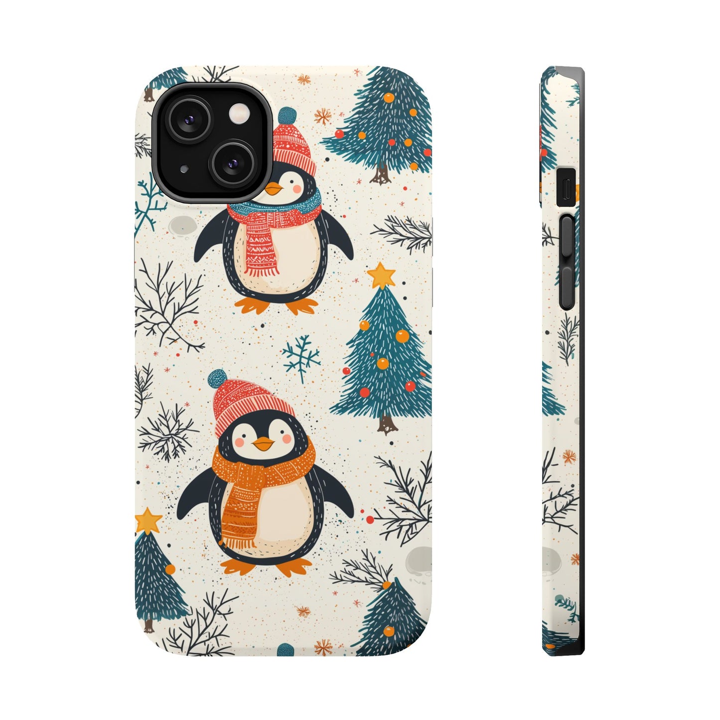 Snowy Christmas Cheer MagSafe iPhone Case