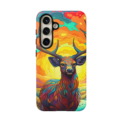 Vibrant Stag in Bloom – Samsung Galaxy Case