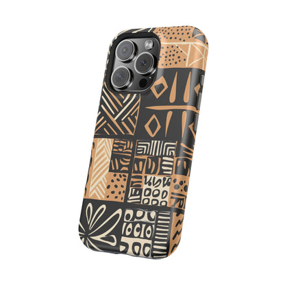 Tribal Geo-Pattern MagSafe Case – Bold Ethnic Design