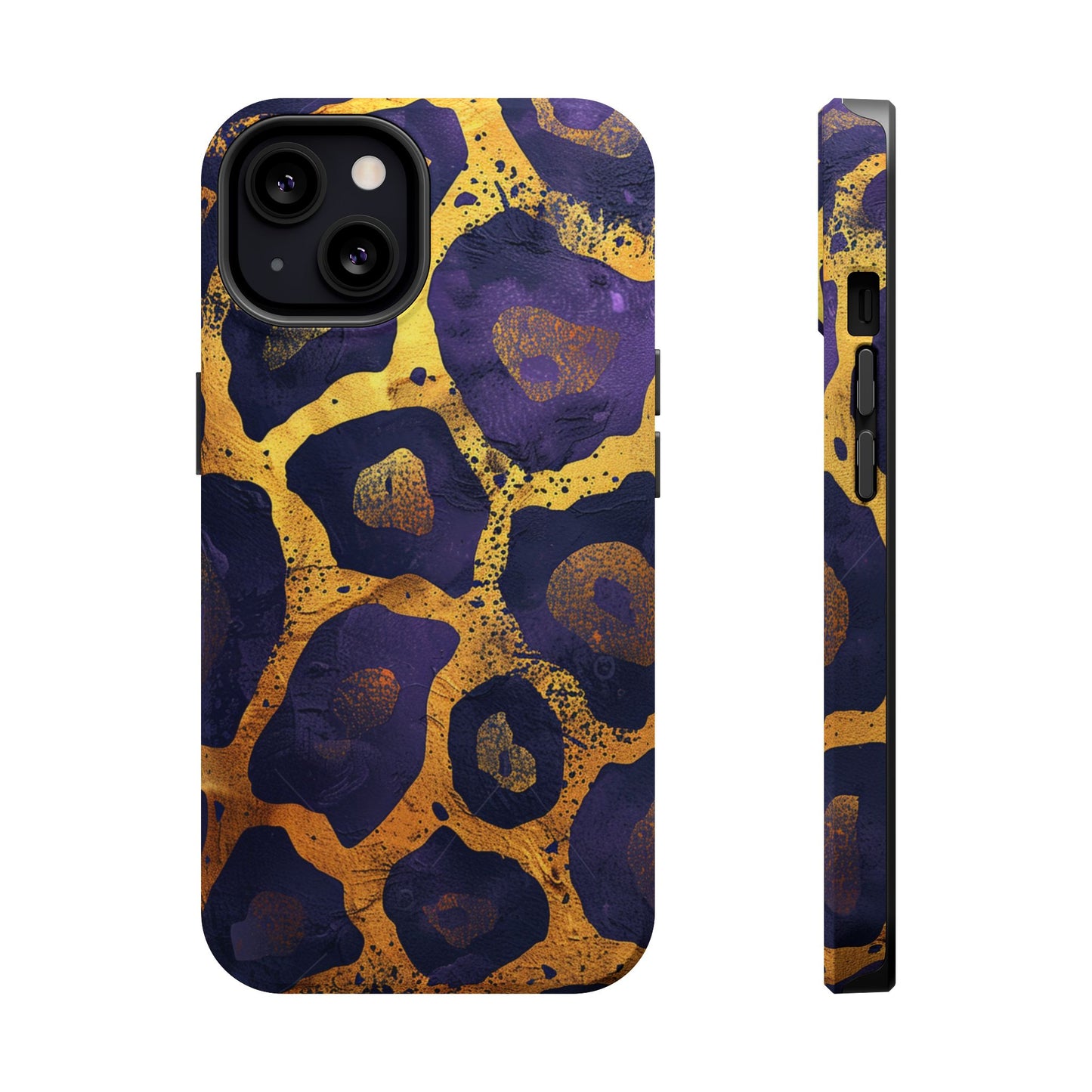 Regal Amethyst Leopard iPhone Case