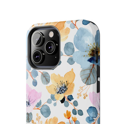 Spring Radiance – iPhone Series Case with Bright Watercolor Flowers