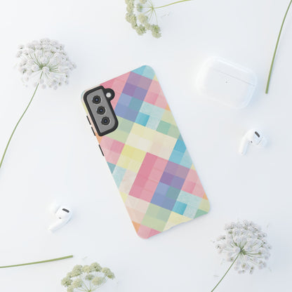 Spring Sonata Pastel Plaid Case