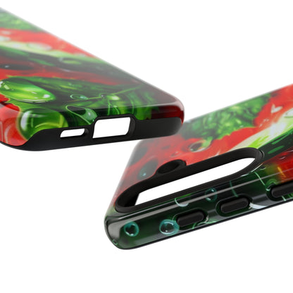 Juicy Watermelon & Mint Samsung Galaxy Case – Tough Dual-Layer, Vibrant Summer Design