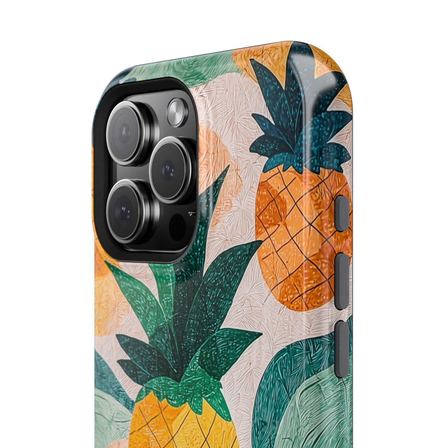 Tropical Pineapple MagSafe iPhone Case – Vibrant Fruit Design, Tough Dual-Layer Protection