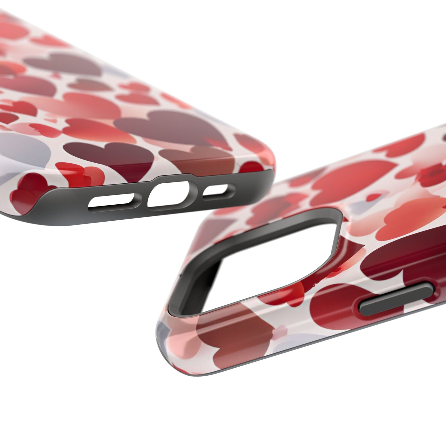 MagSafe Case: Romantic Red Heart Gradient Case