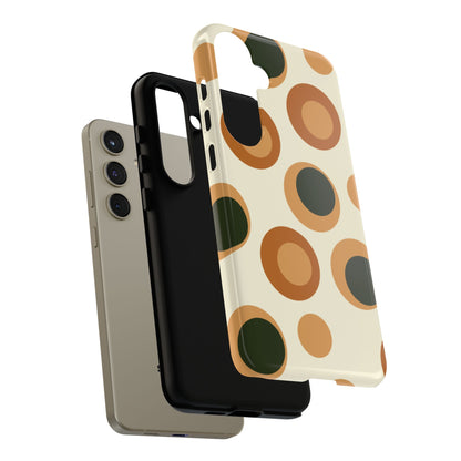 Retro Earthy Circles - Samsung Galaxy Case