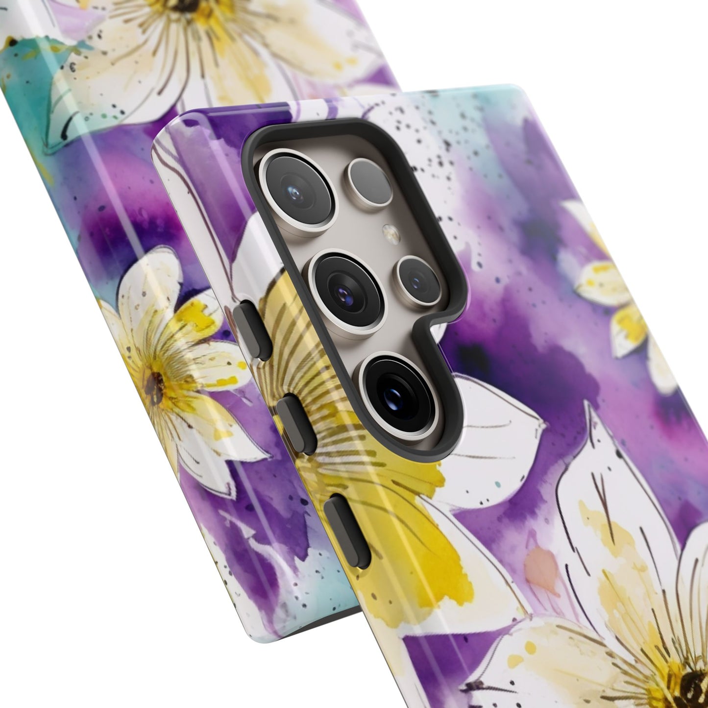 Abstract Floral Watercolor Splash - Samsung Galaxy Series Case