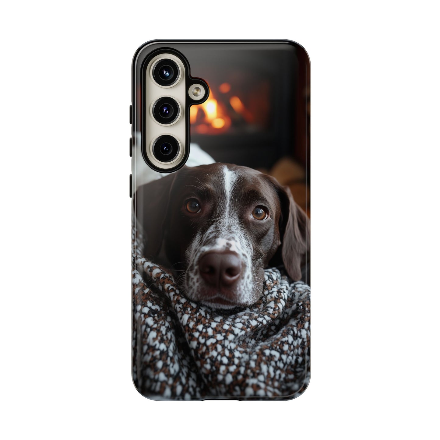 Relaxed German Shorthaired Pointer Samsung Galaxy Case – Rustic Charm Protective Cover