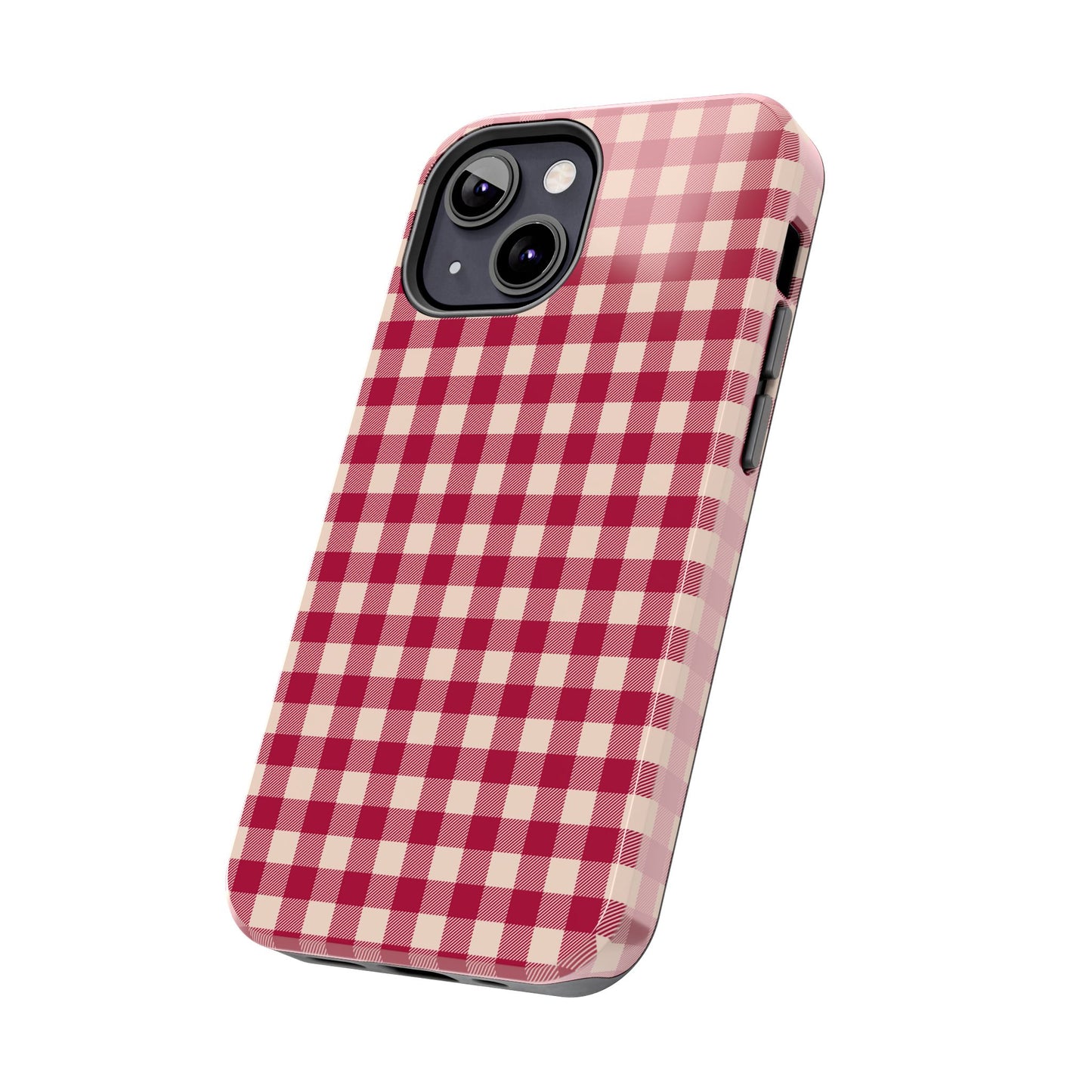 Vintage Red Gingham Check – iPhone Series Case