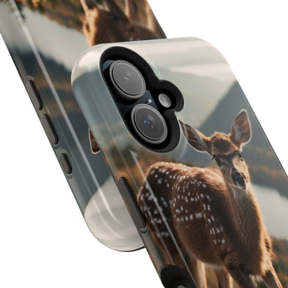 Whimsical Fawn in a Sunlit Forest MagSafe iPhone Case