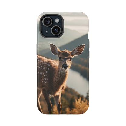 Whimsical Fawn in a Sunlit Forest MagSafe iPhone Case