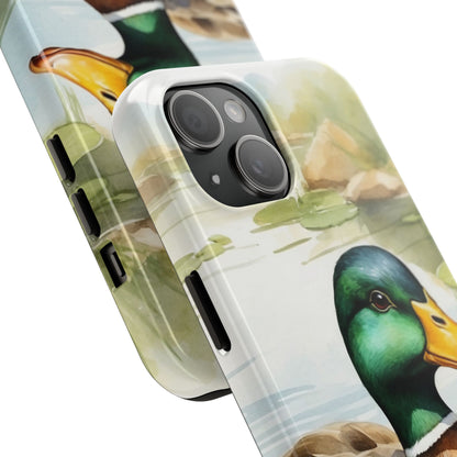 Serene Duck Reflection - iPhone Case