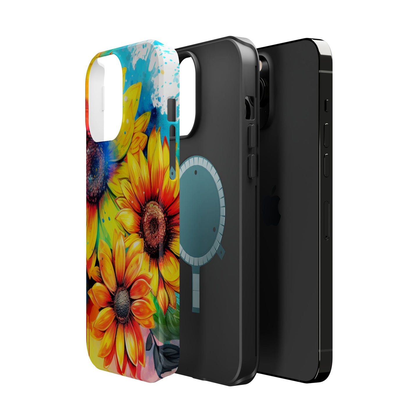 Vibrant Sunflower Splash - MagSafe iPhone Series Case