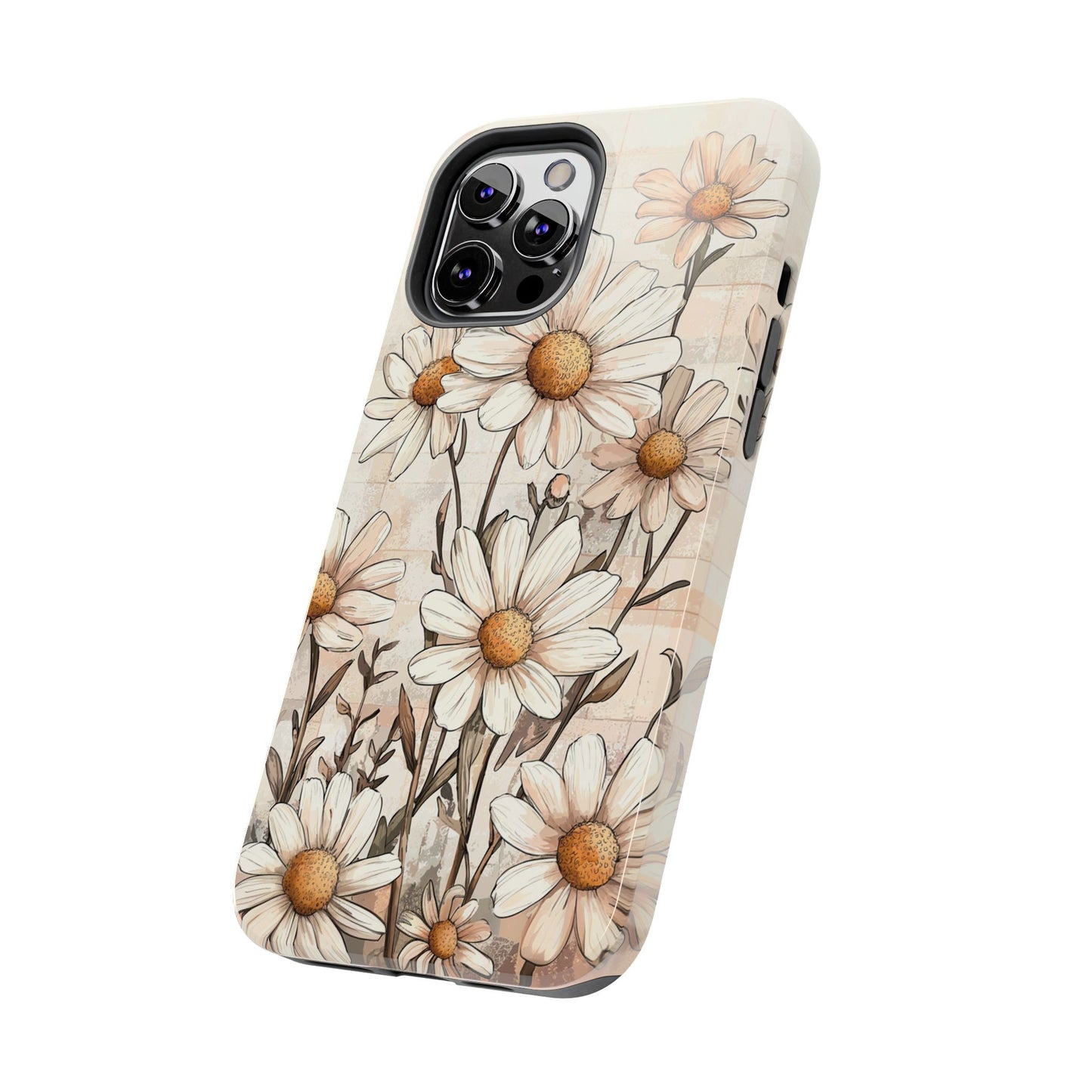 Pastel Daisy iPhone Case - Elegant Floral Protective Cover - BOGO Cases