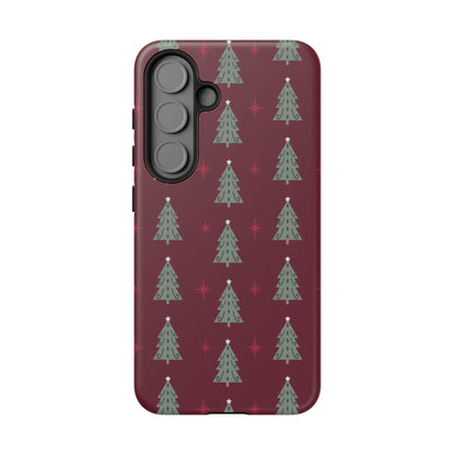 Retro Christmas Tree Pattern – Samsung Galaxy Series Case