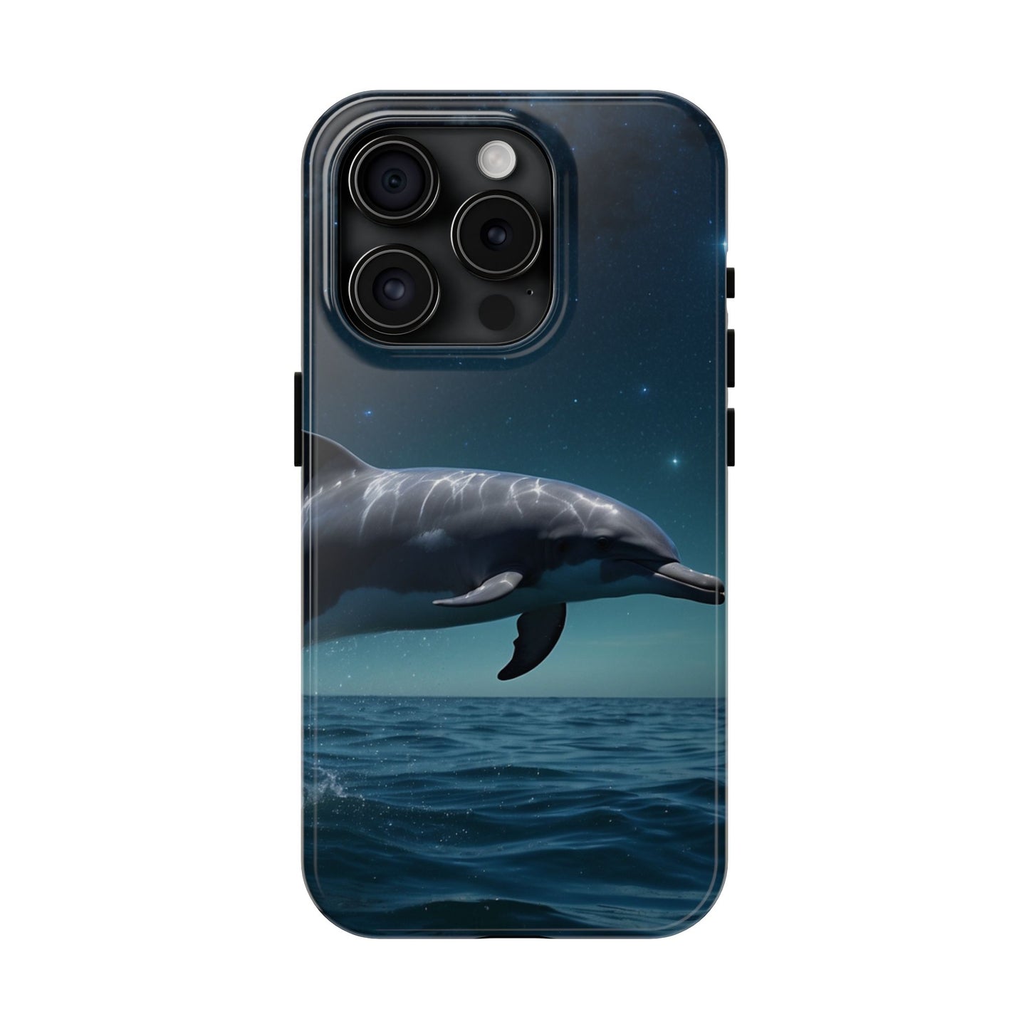 Midnight Ocean Dolphin - iPhone Case