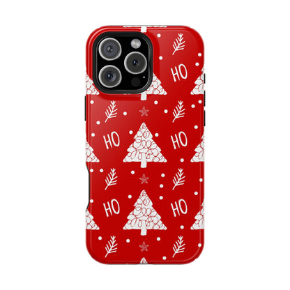 MagSafe iPhone Case: Ho Ho Ho – Christmas Tree Wonderland