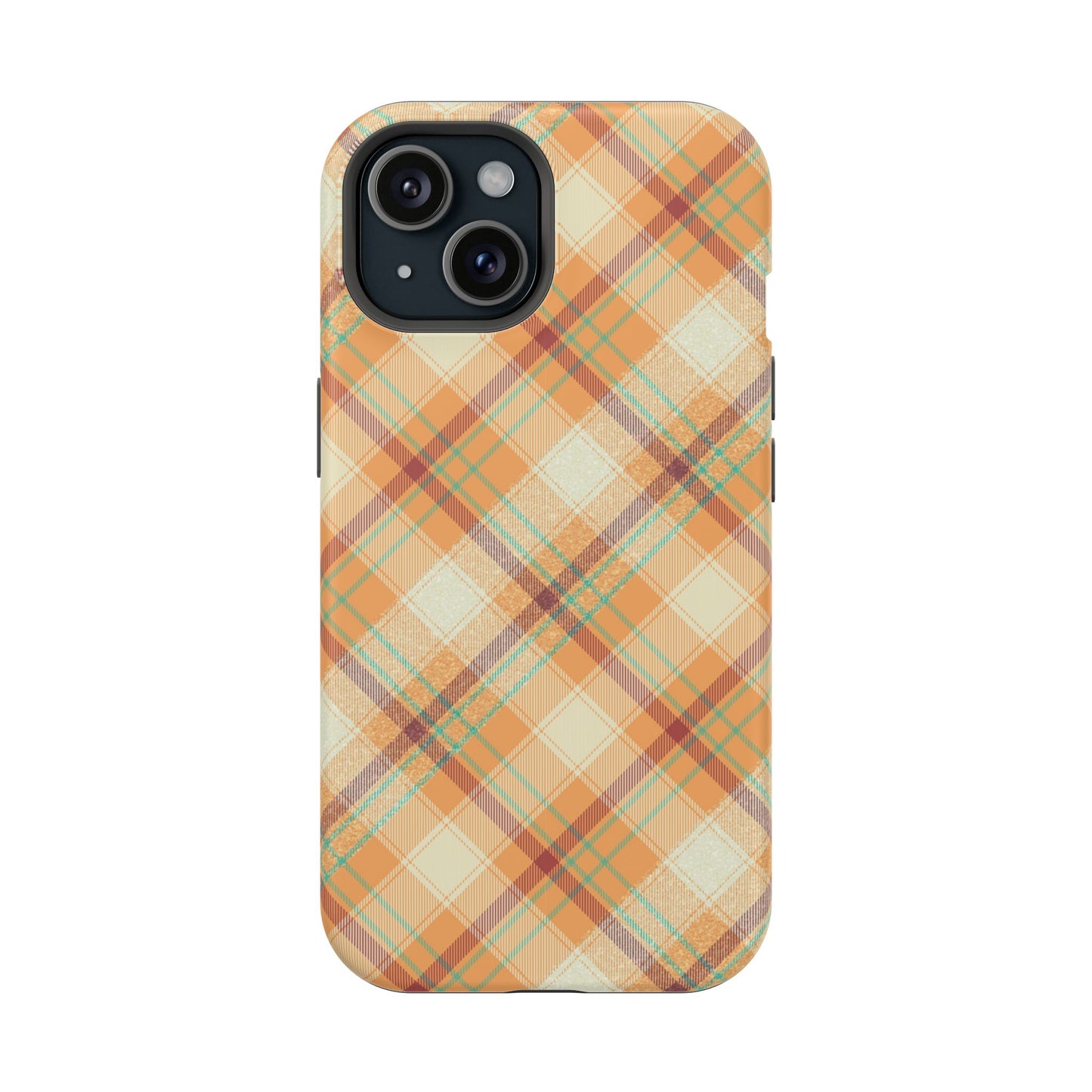 MagSafe Case - Warm Autumn Plaid Design