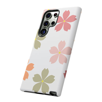 Pastel Sakura Blossom Tough Samsung Galaxy Case – Durable Design with Soft Matte Finish