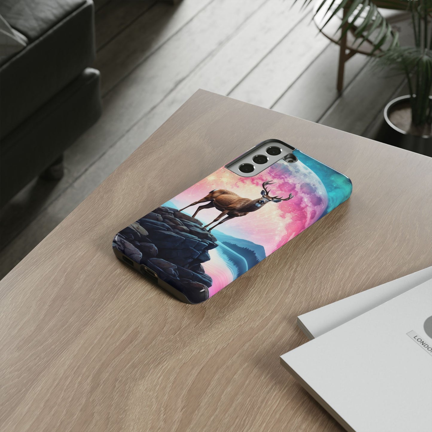 Stag in Moonlit Glow Samsung Galaxy Case