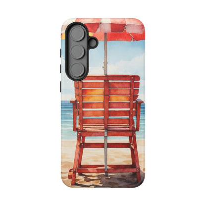 Beachfront Sunset Lounge Samsung Galaxy Case – Rearview Edition