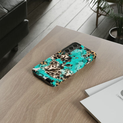 Aqua Splash Leopard - Samsung Galaxy Series Case