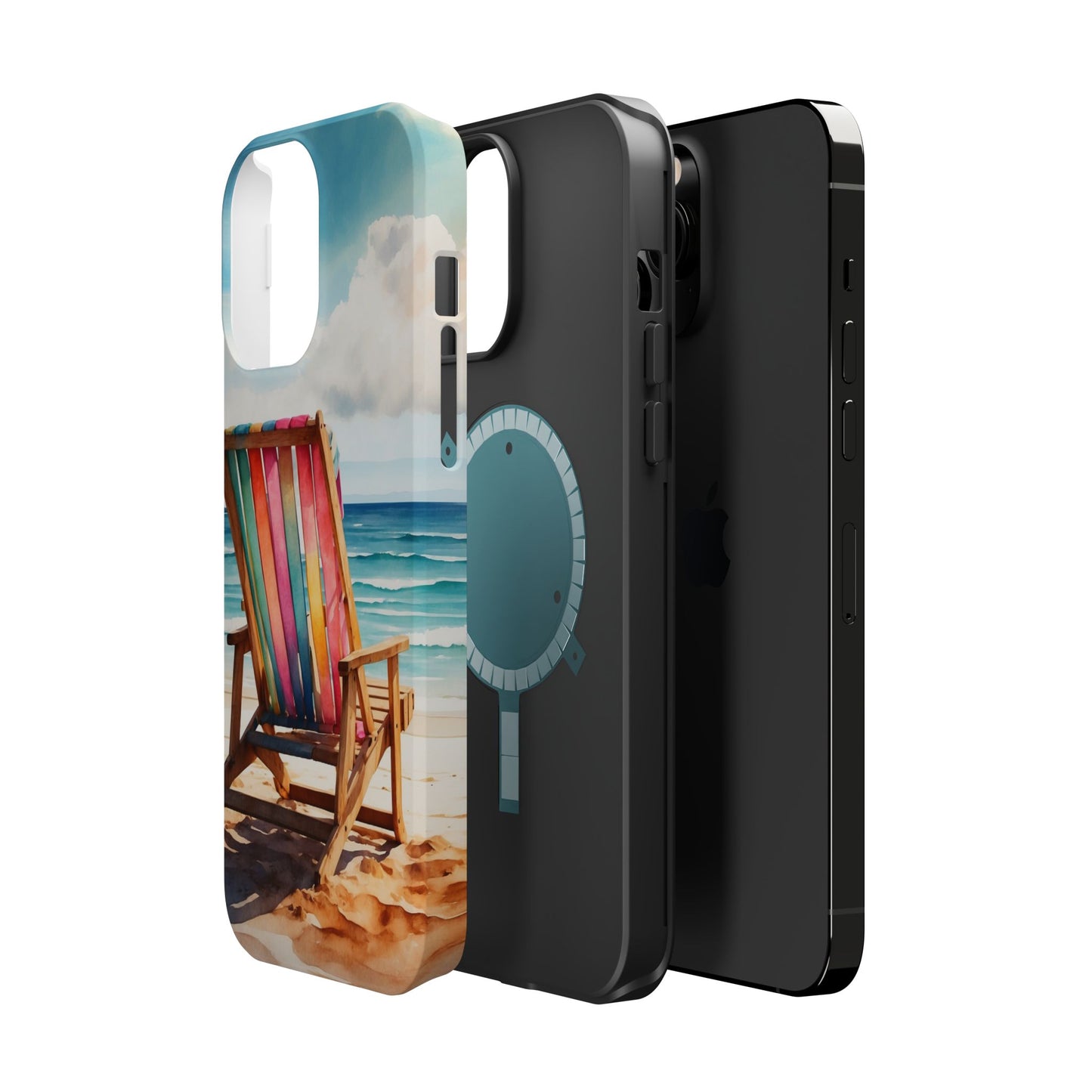 Vibrant Beach Escape MagSafe iPhone Case – Summer Vibes Design