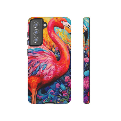 Flamingo Fiesta – Vibrant Flamingo Samsung Galaxy Phone Case