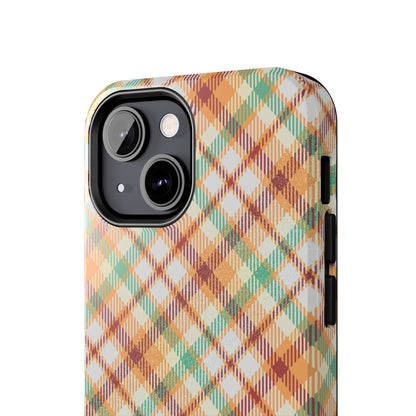 iPhone Case - Autumn Harvest Plaid Design