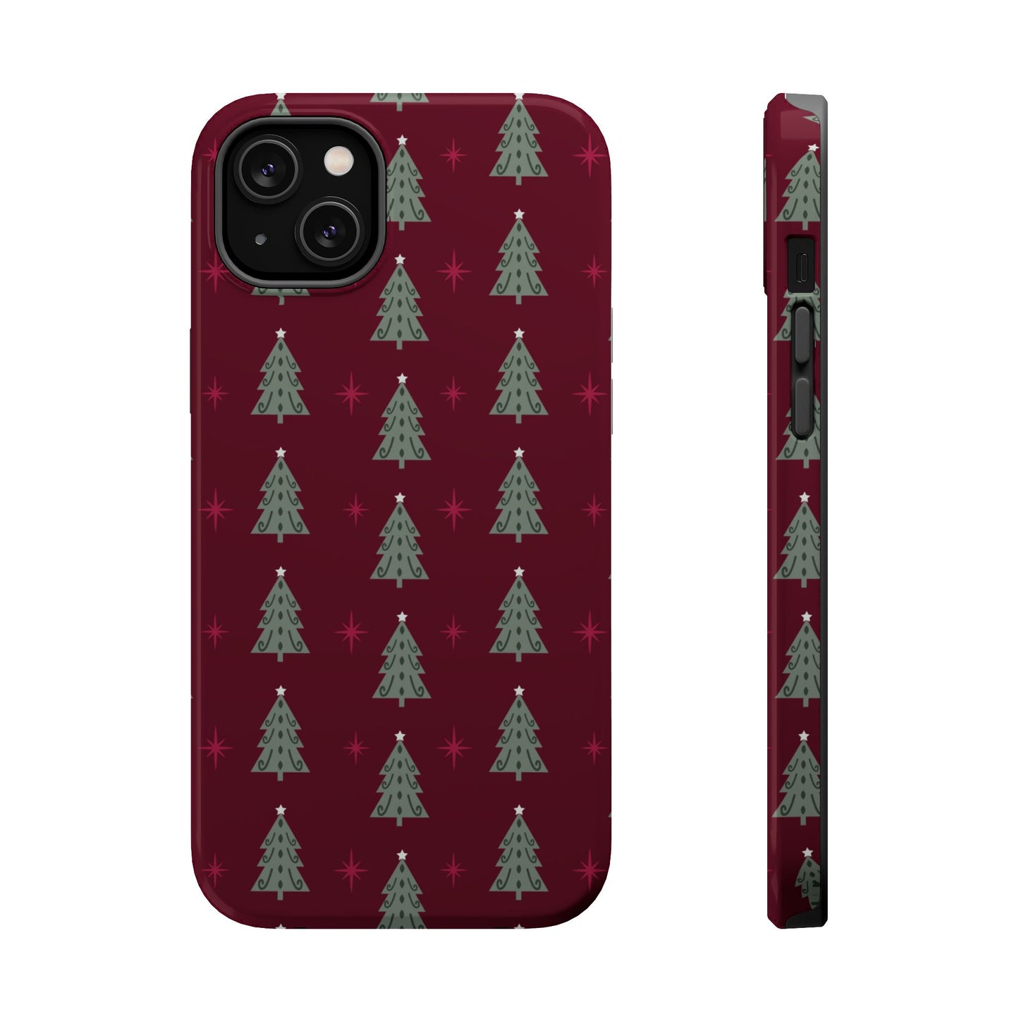 Retro Christmas Tree Pattern – MagSafe iPhone Series Case