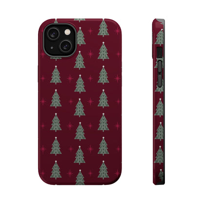 Retro Christmas Tree Pattern – MagSafe iPhone Series Case