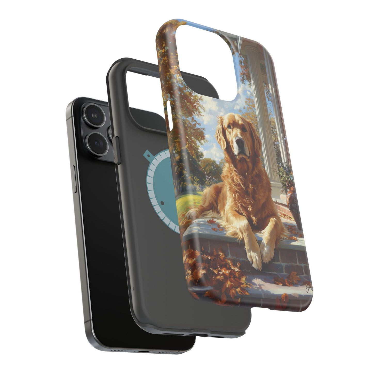 Golden Retriever Autumn Serenity - MagSafe iPhone Series Case