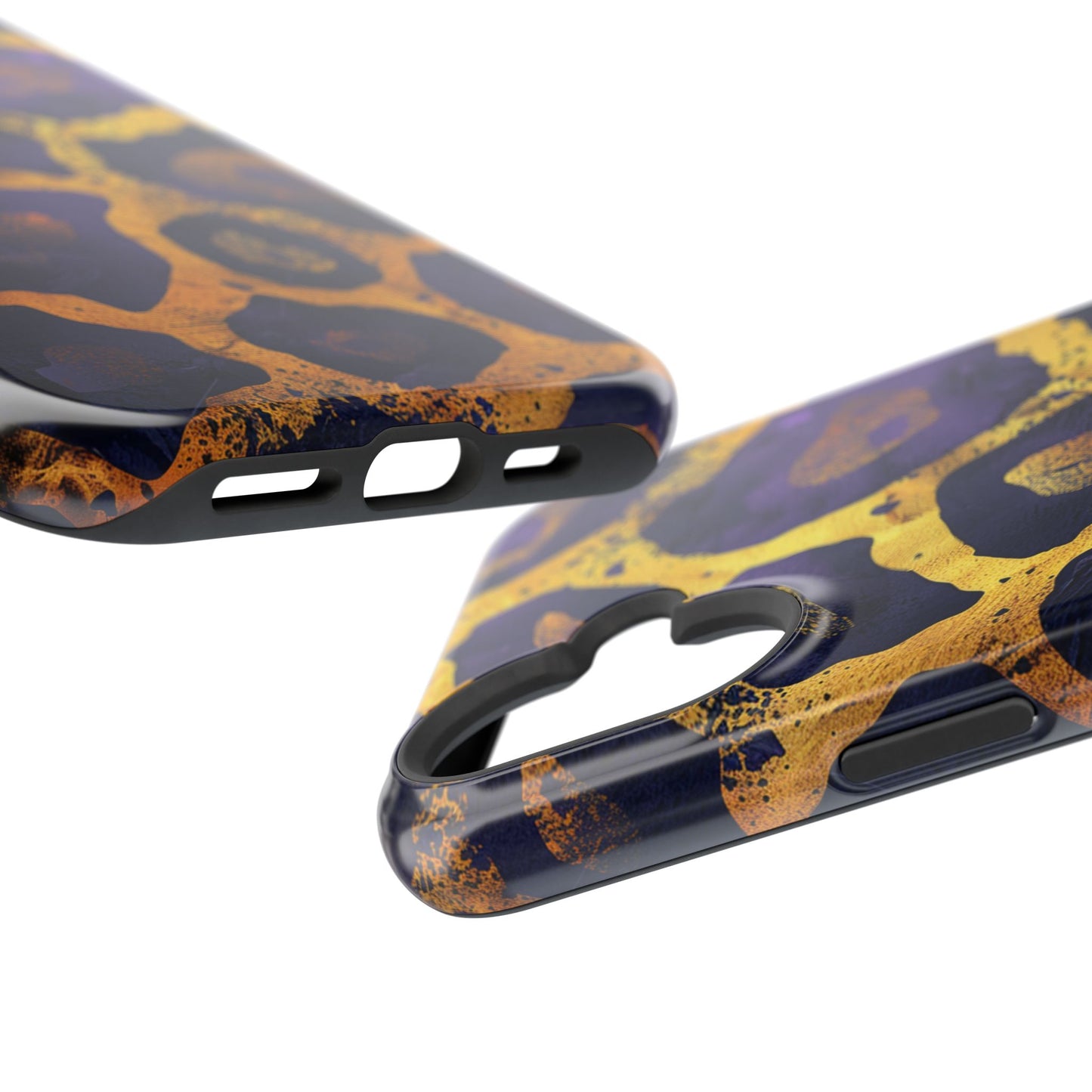 Regal Amethyst Leopard iPhone Case