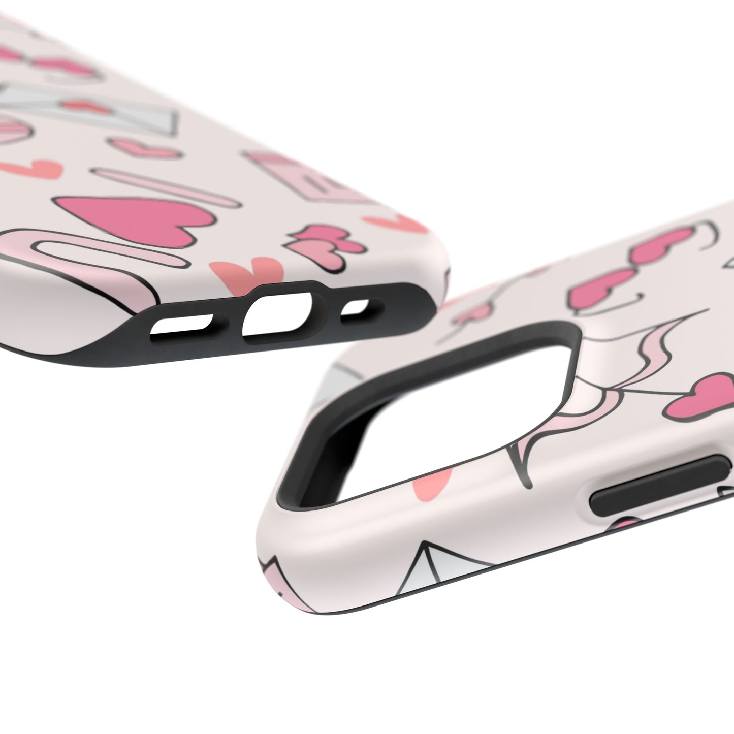 Valentine's Day Scribbles MagSafe iPhone Case