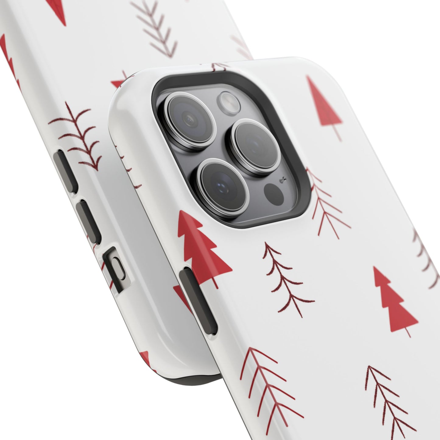 Scandi Red Pine Trees - MagSafe iPhone Series Case