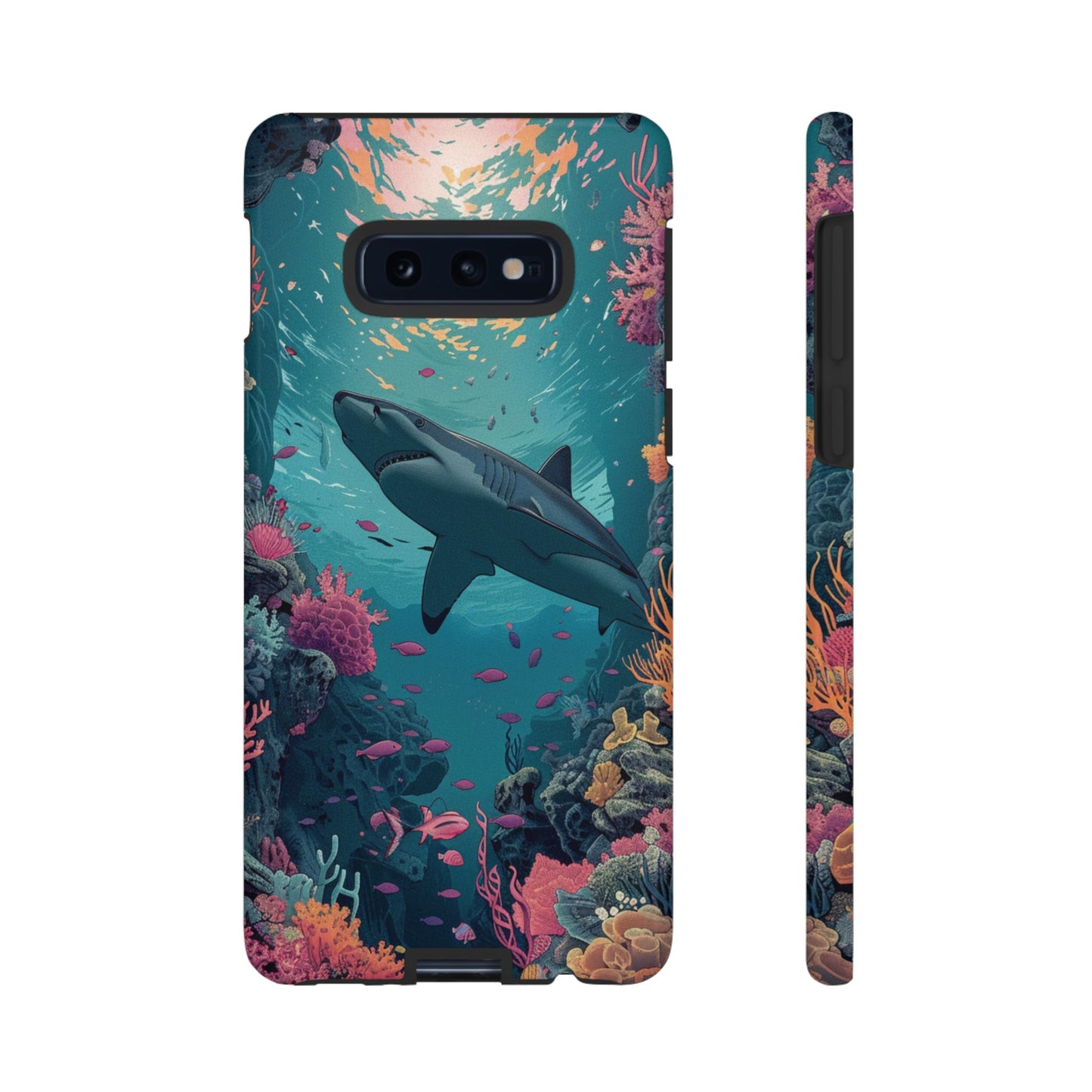 Ocean Shark Coral Reef iPhone Case