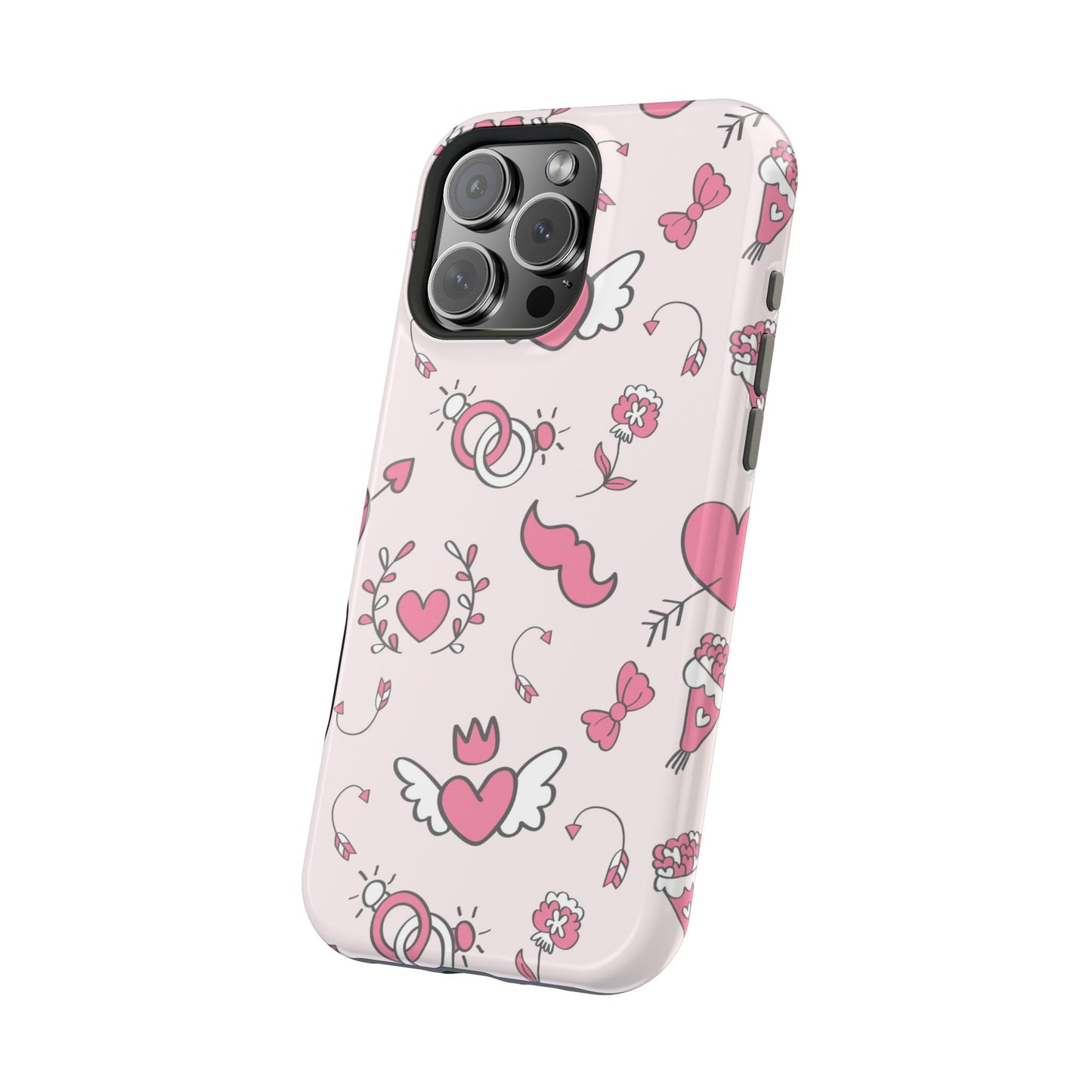 Pink Love Icons MagSafe Case