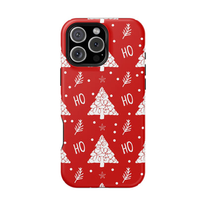 MagSafe iPhone Case: Ho Ho Ho – Christmas Tree Wonderland