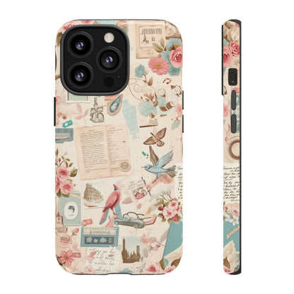 Vintage Collage iPhone Case - Retro Nostalgic Protective Cover