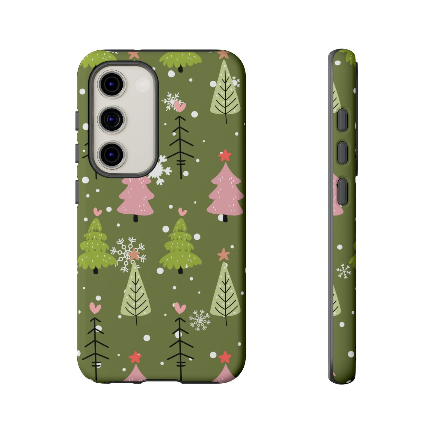 Whimsical Christmas Tree Pattern – Samsung Galaxy Series Case