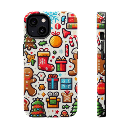 Festive Christmas Icons Pattern – MagSafe iPhone Series Case