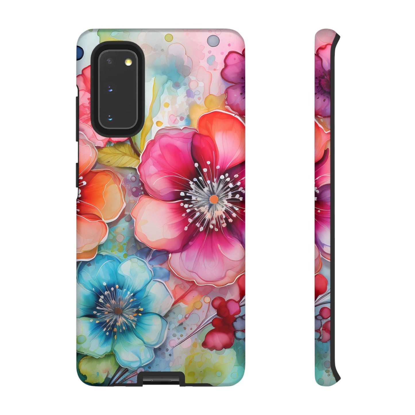 Vibrant Watercolor Floral Garden - Samsung Galaxy Series Case