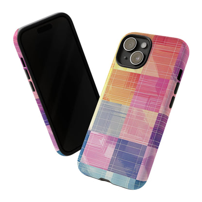 Pastel Panache Watercolor Plaid Case