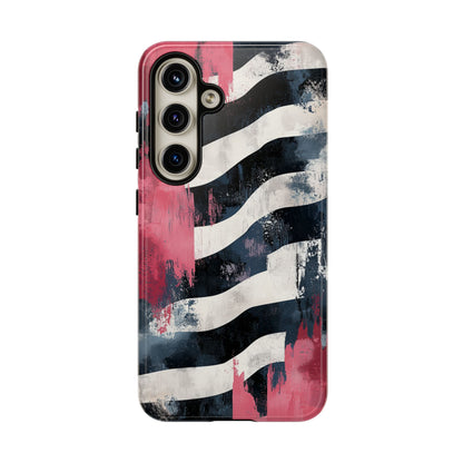 Blood Zebra Samsung Case – Bold Red & Black Pattern