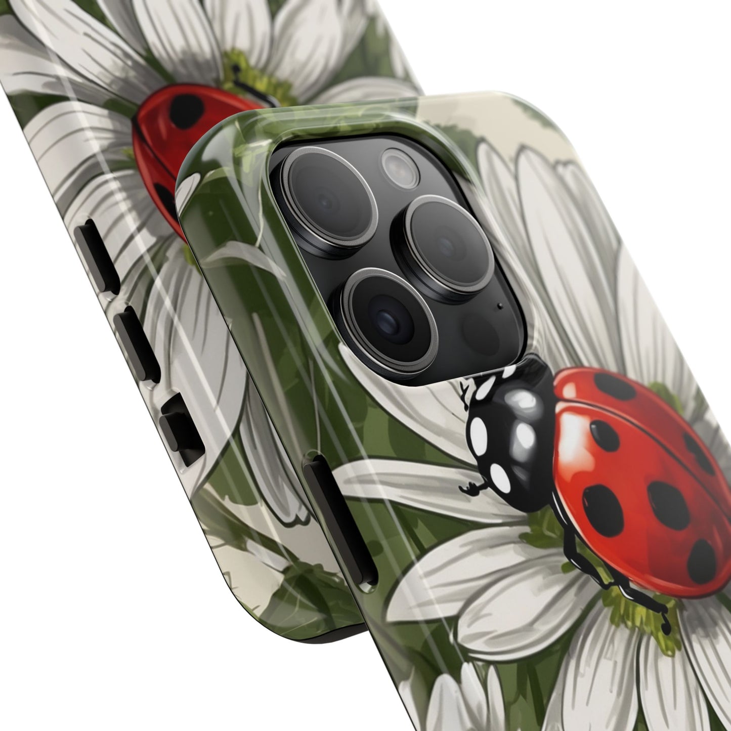 Ladybug & Daisy Garden Charm - iPhone Series Case