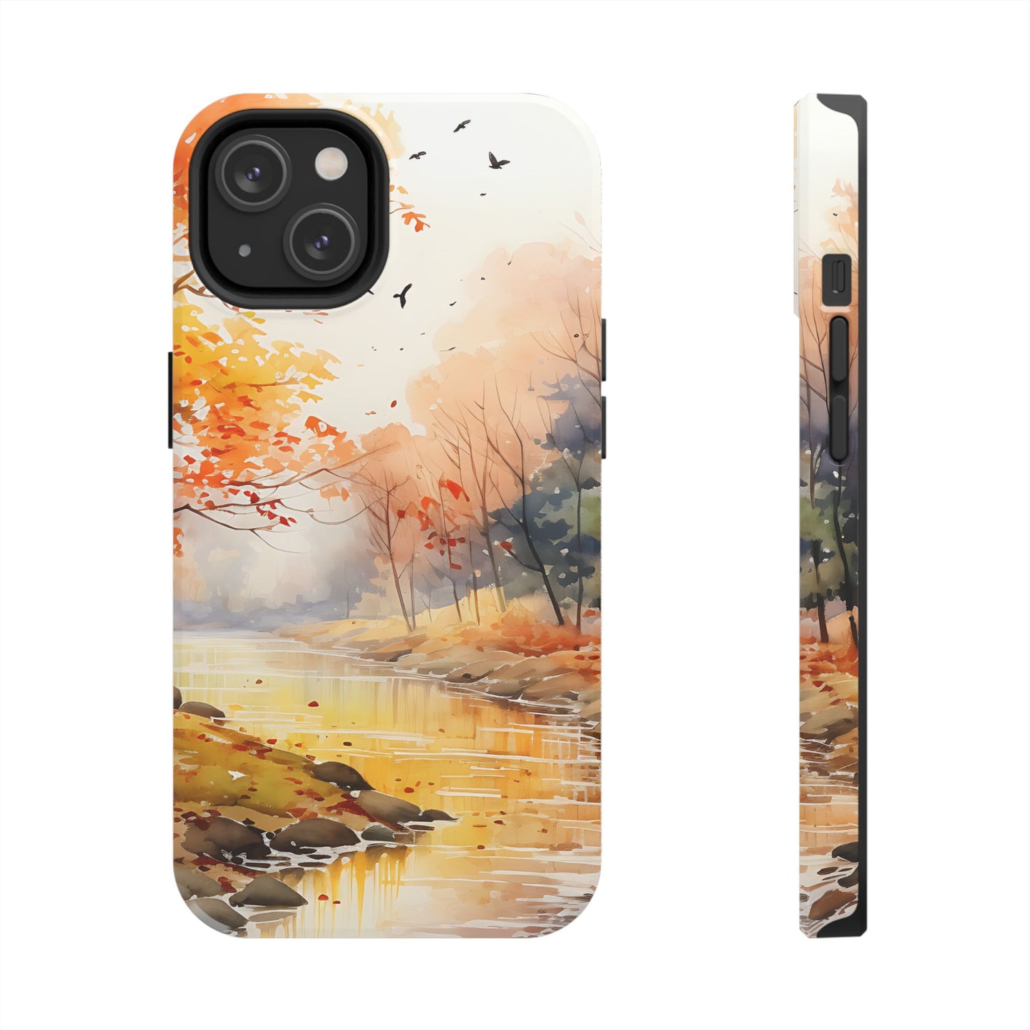 Autumn River Serenity – iPhone Case