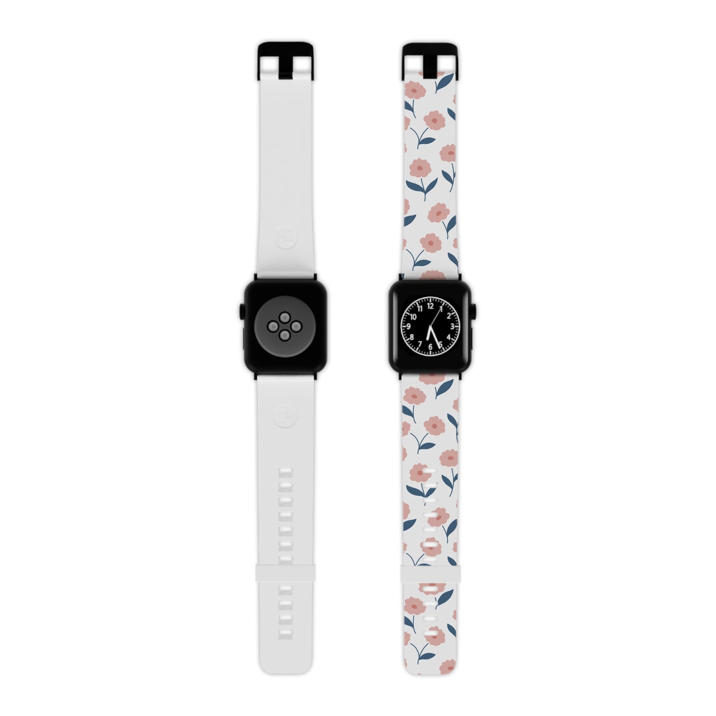 Playful Pink Floral Apple Watch Band