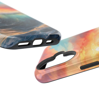 Ocean Wave Sunset MagSafe iPhone Case – Coastal Vibes Design