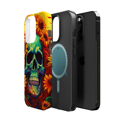 Sun Kissed Skull MagSafe iPhone Case